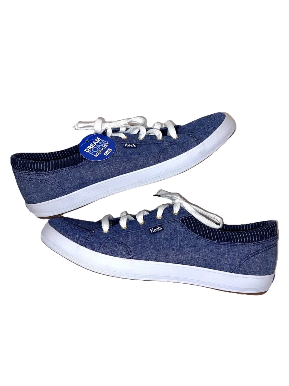Keds NEW Womens Chambray Sneakers Shoes Sz 11